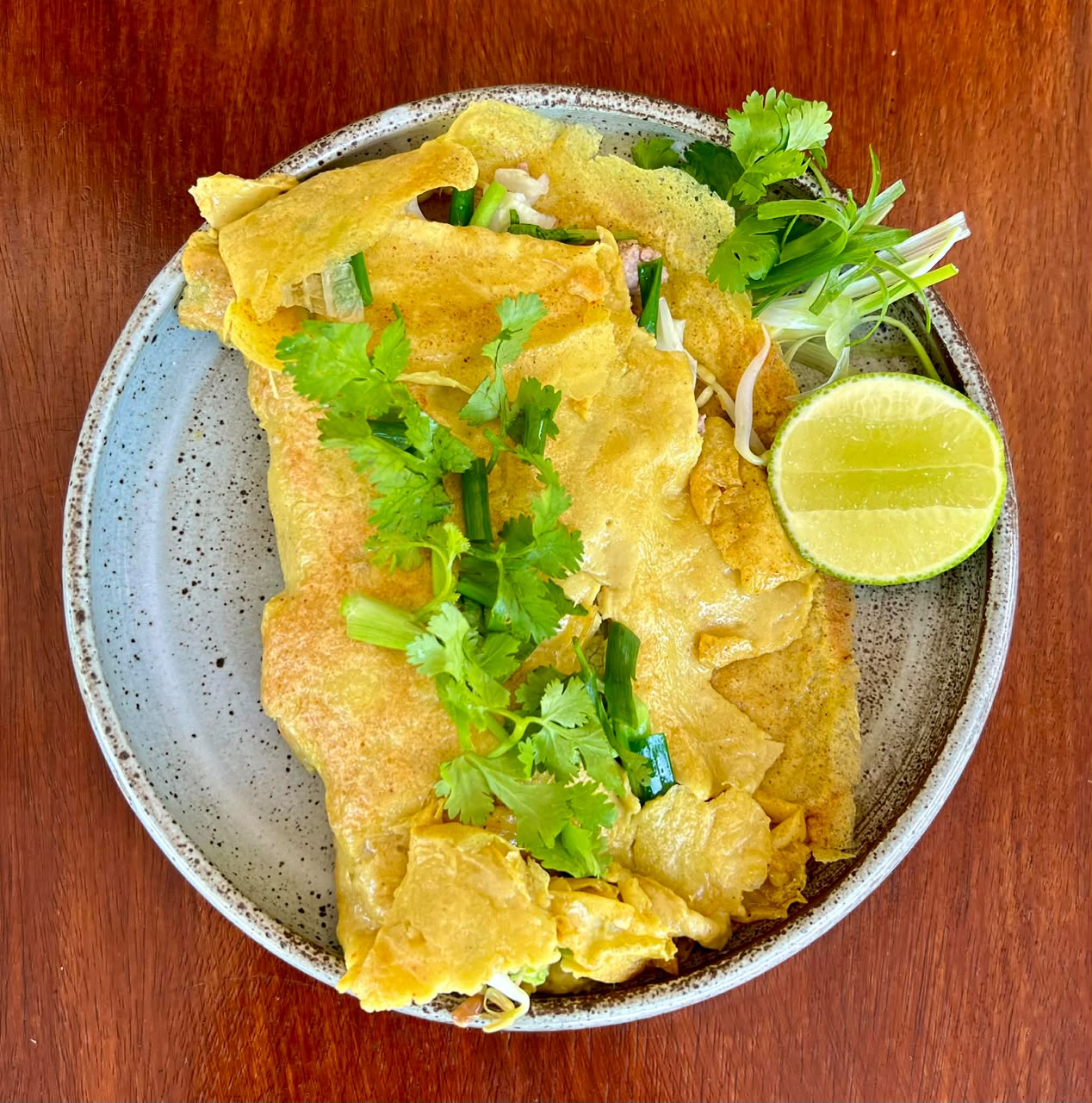 Naem Lueang, fermented pork with egg and herbs