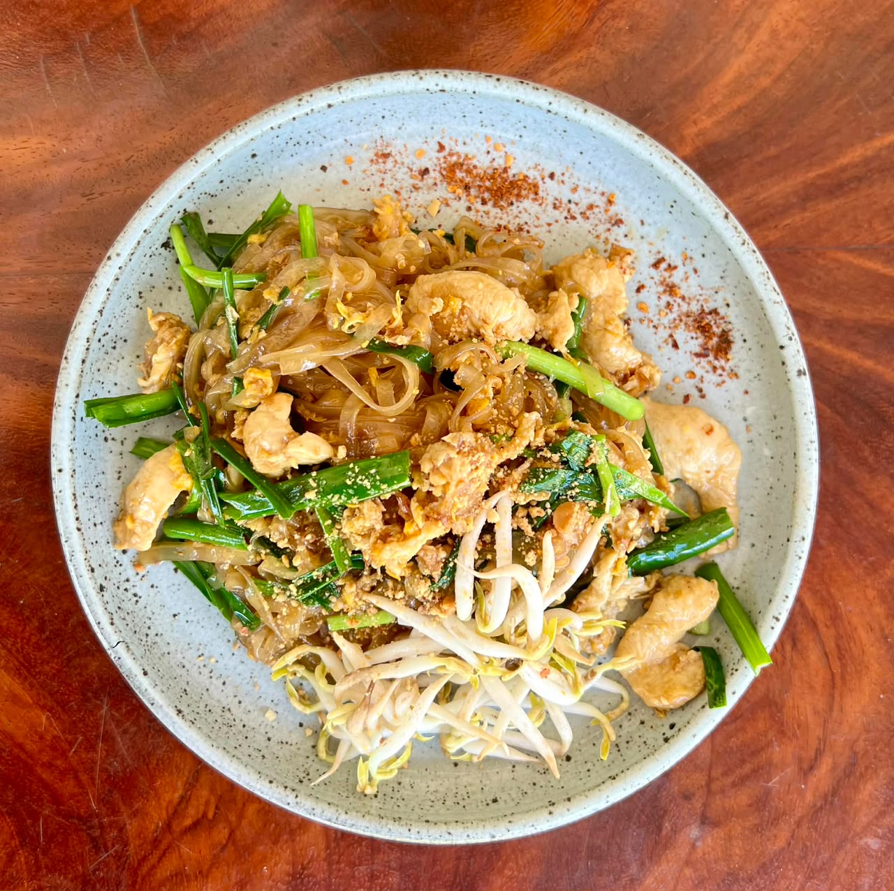 Pad Thai at The Belle Rive Terrace